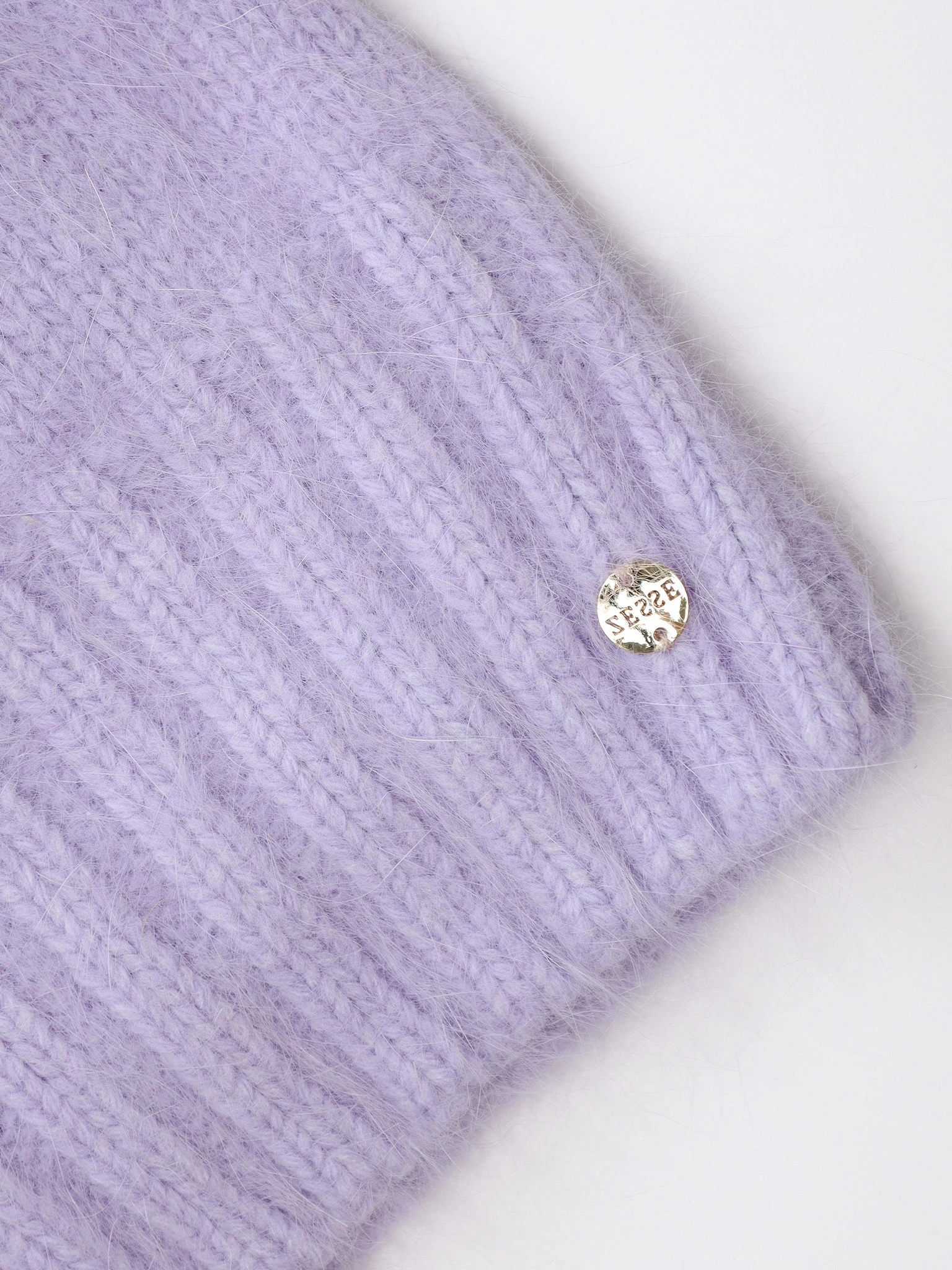 Шапка-бини из ангоры и нейлона с ушками в ассортименте